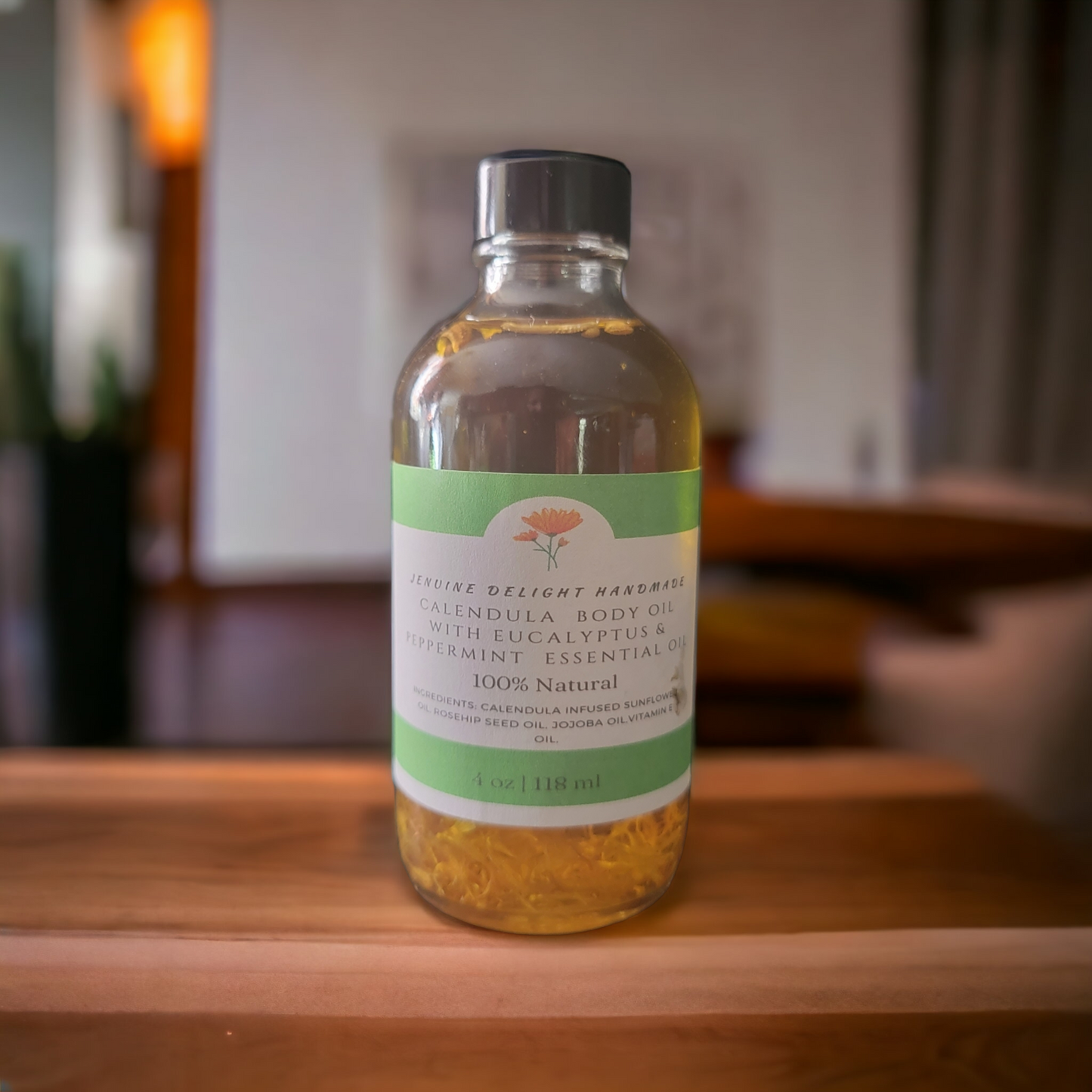 Calendula Body Oil 4 ozs