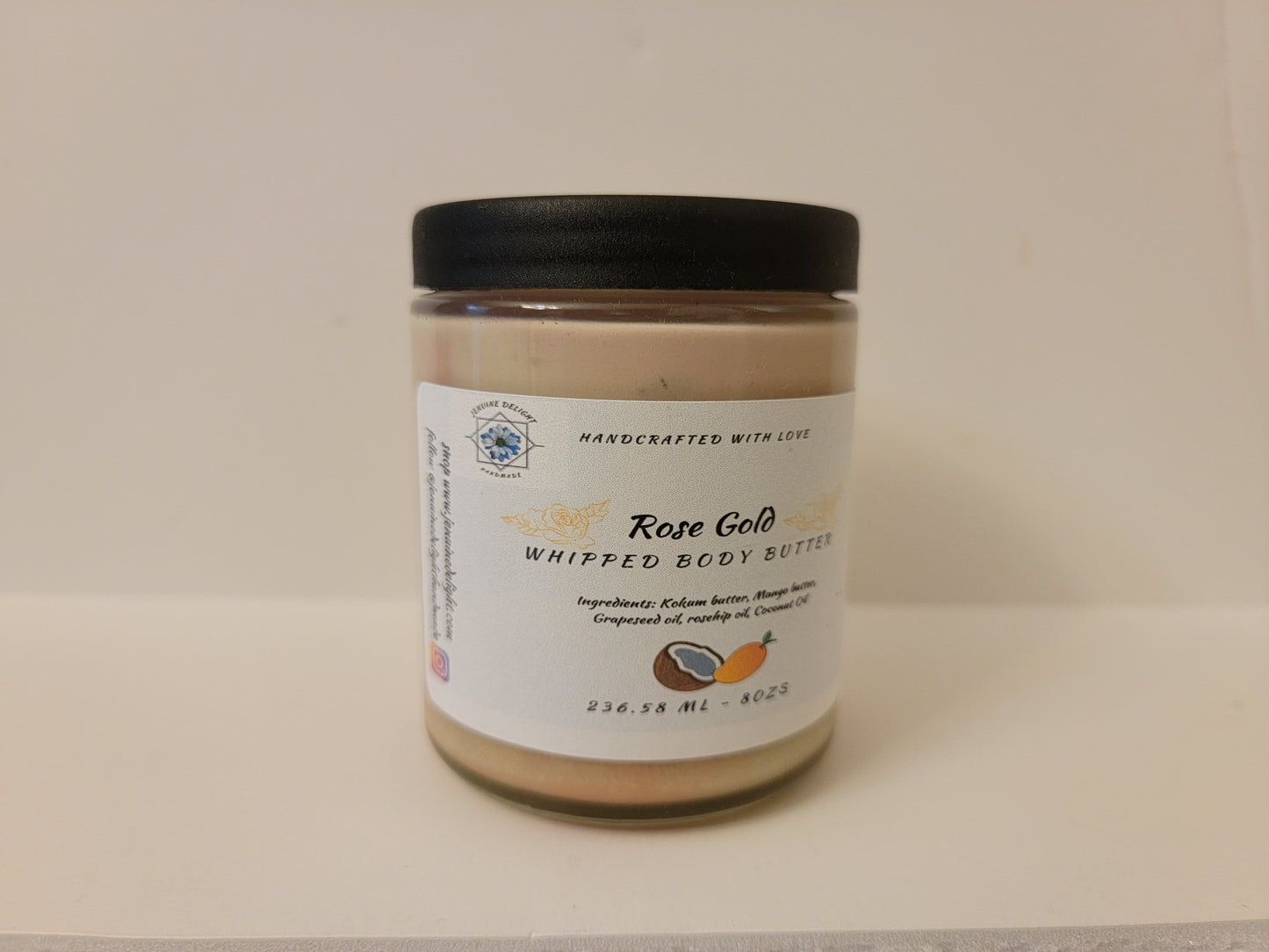 Whipped Rose Gold Body butter and Rose gold soap