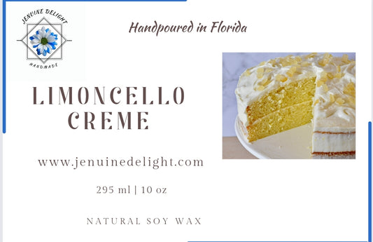 Limoncello 10ozs Candle