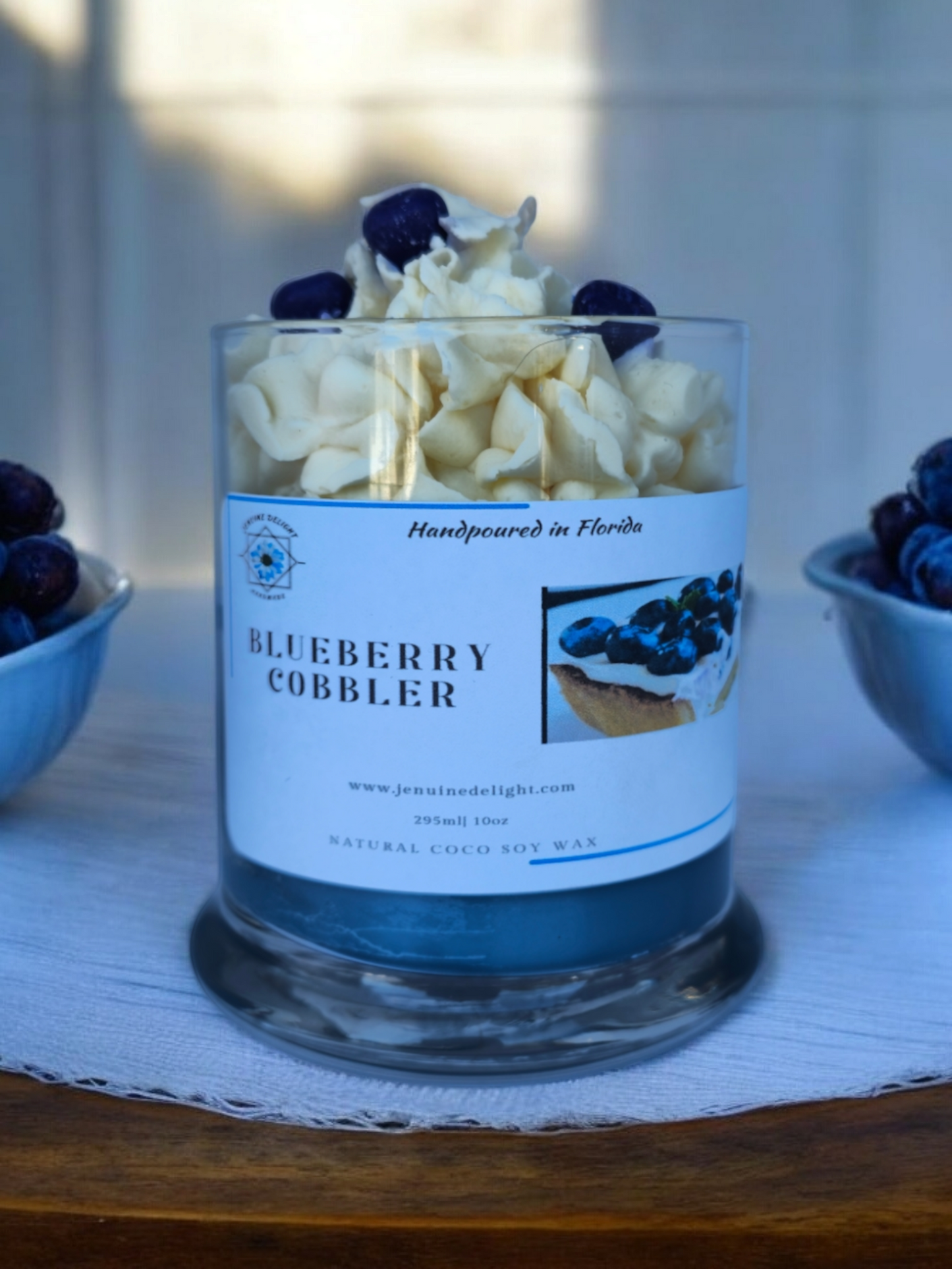 Blueberry cobbler 11 ozs Candle