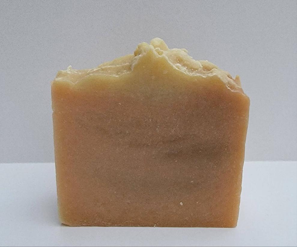 handmade soap scented a spicy mix of cinnamon, cardamon, and nutmeg