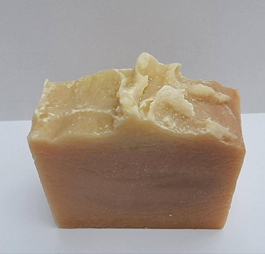 handmade soap scented a spicy mix of cinnamon, cardamon, and nutmeg