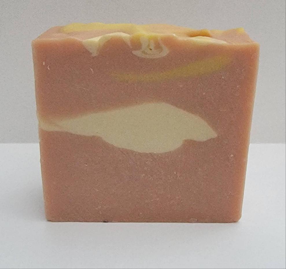This handcrafted soap is made with all-natural plant base oil and butter.  It leaves your body feeling terrific Fall in love with the sweet and soft mix of coconut, candy apple, raspberry, red currant, tulip, fressia, heliotrope, rose, cashmere musk, vanilla and amber. 
